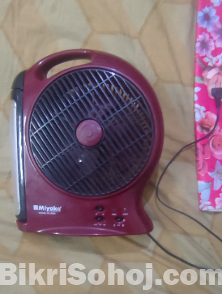 Miyako AC/DC rechargeable fan